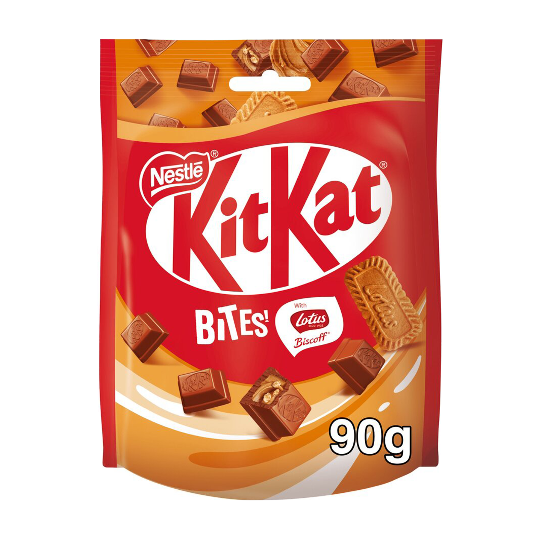 Kitkat Bites Lotus Biscoff Milk Chocolate (90G)