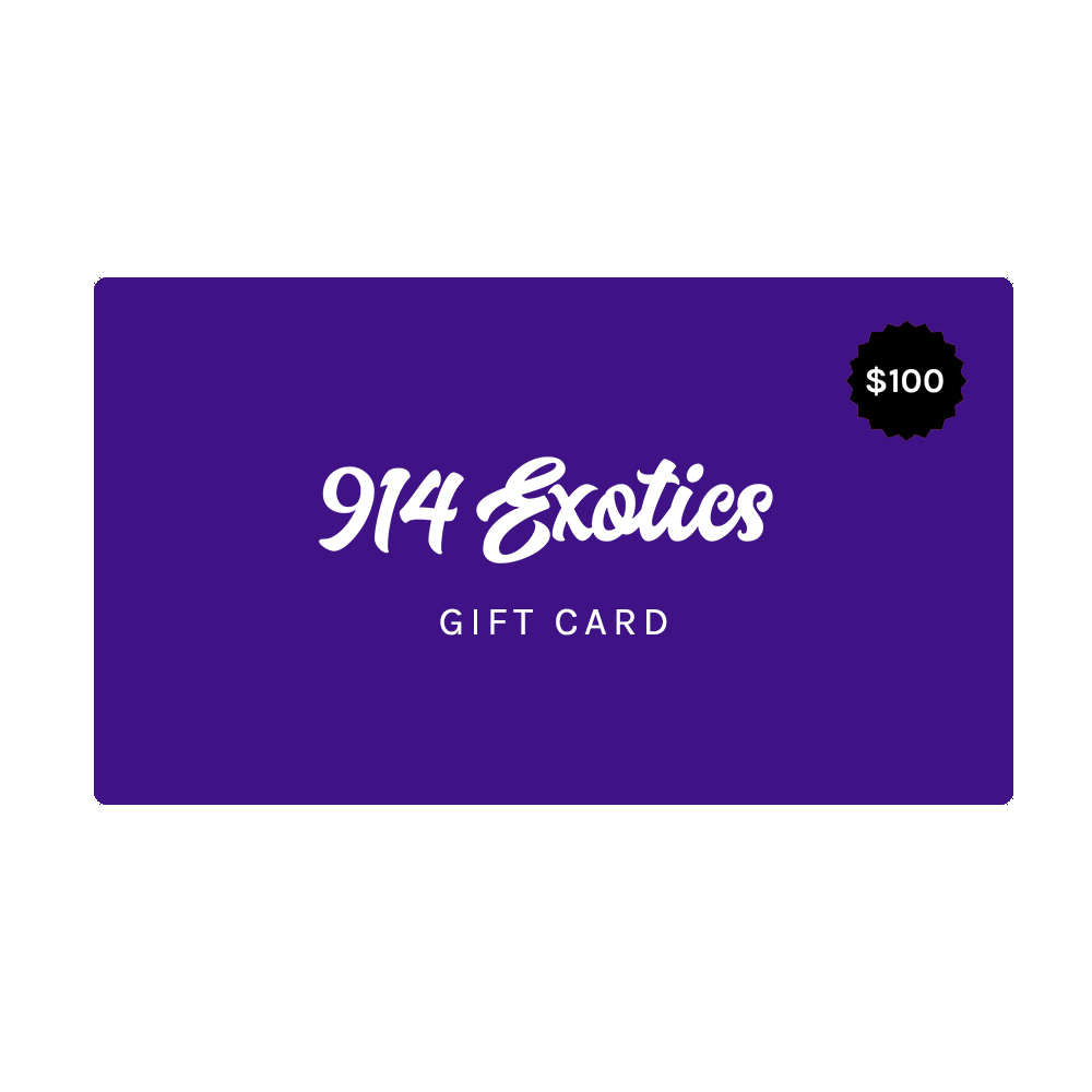 914 Exotics Gift Card $100.00