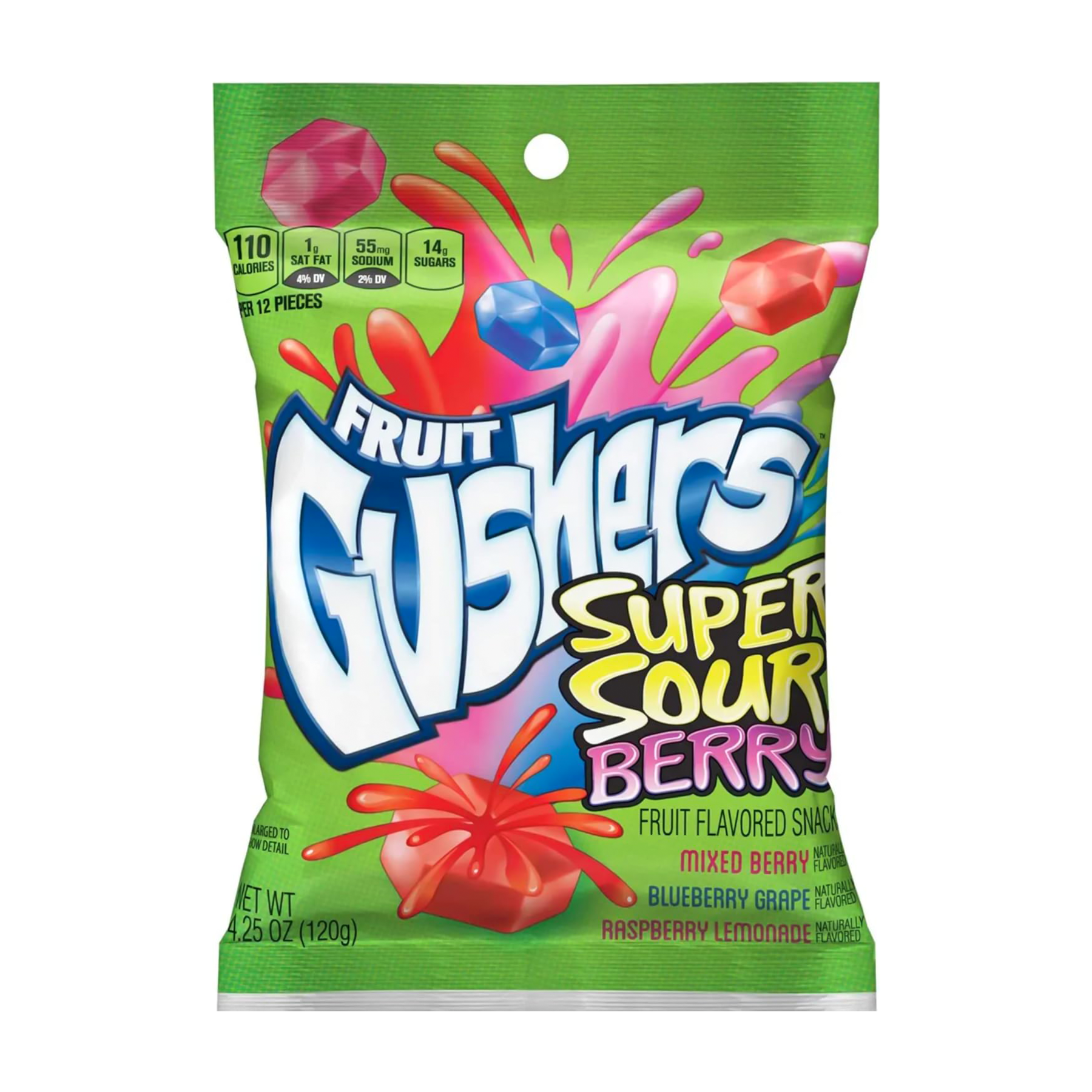 Fruit Gushers Super Sour Berry (120g)