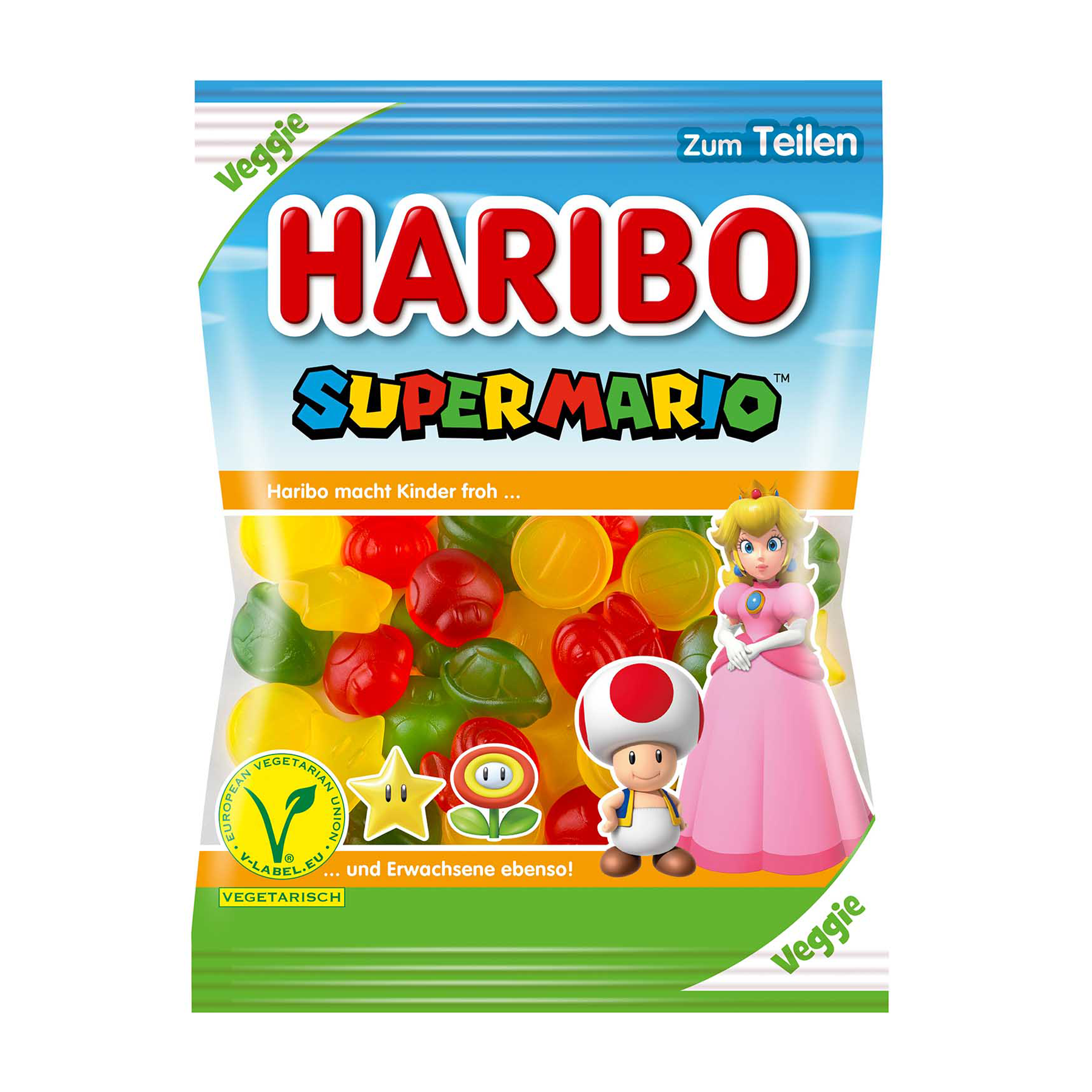 Haribo Super Mario Gummies Veggie