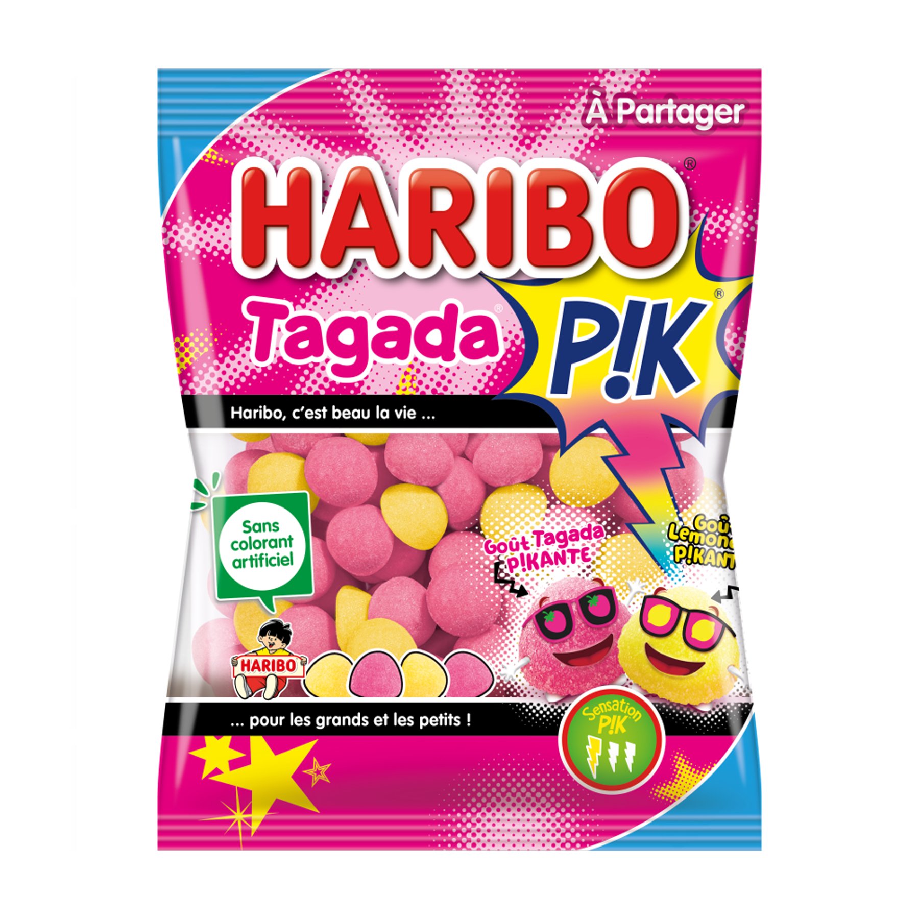 Haribo P!k Tagada Sour Lemonade Gummies (100g)