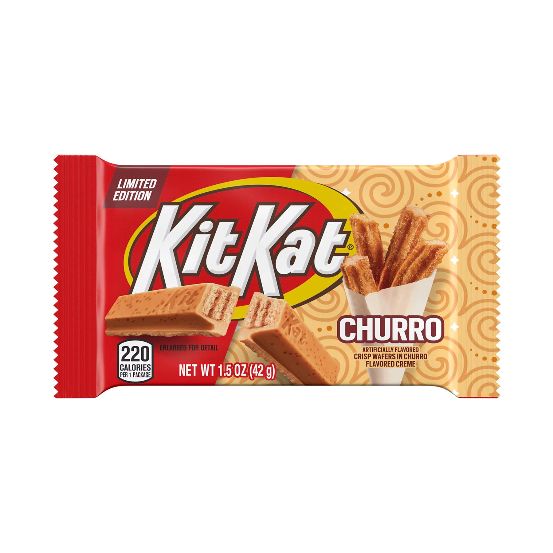 Kit Kat Churro Flavored Full Size Wafer Candy Bar