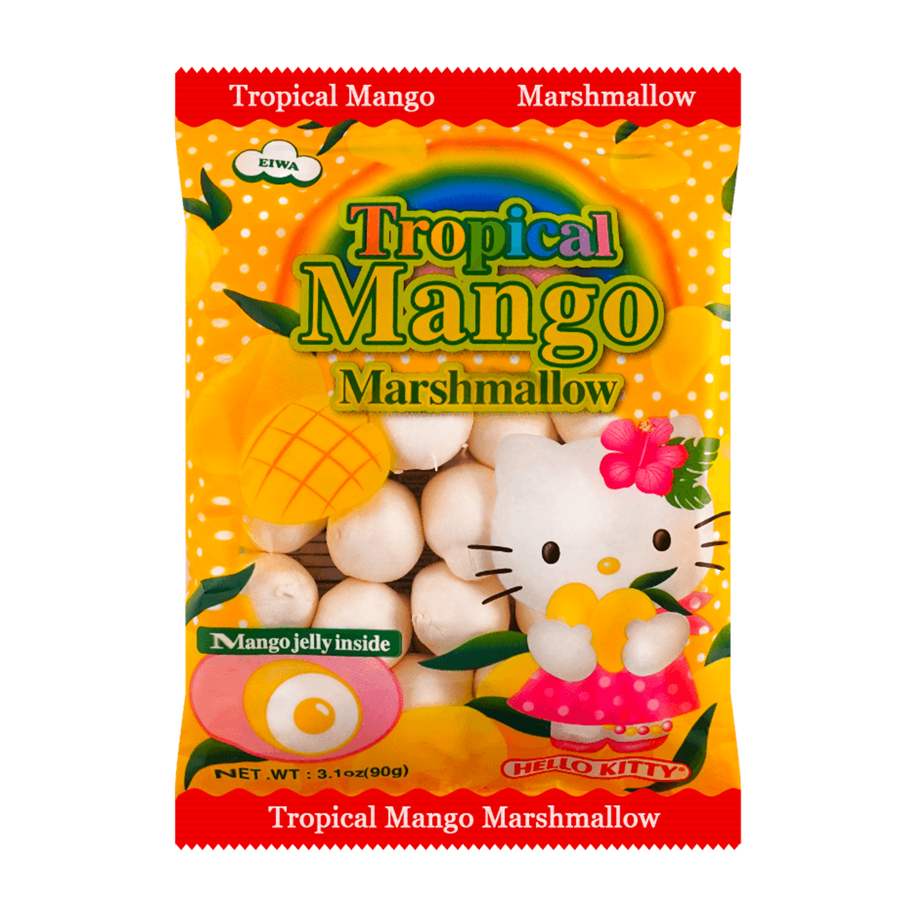Eiwa Hello Kitty Tropical Mango Marshmallows (90G)