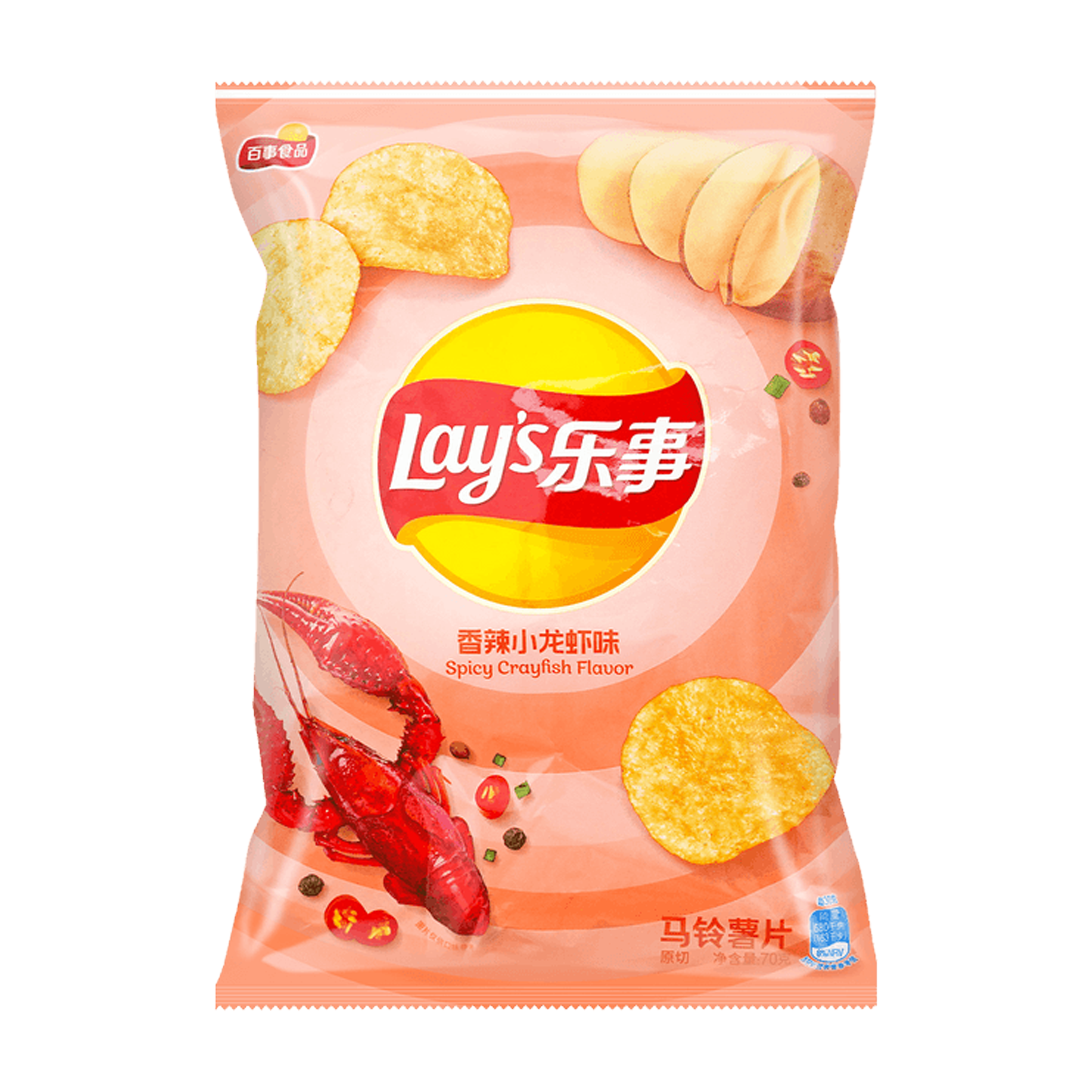 Lays Spicy Crayfish Flavored Chips