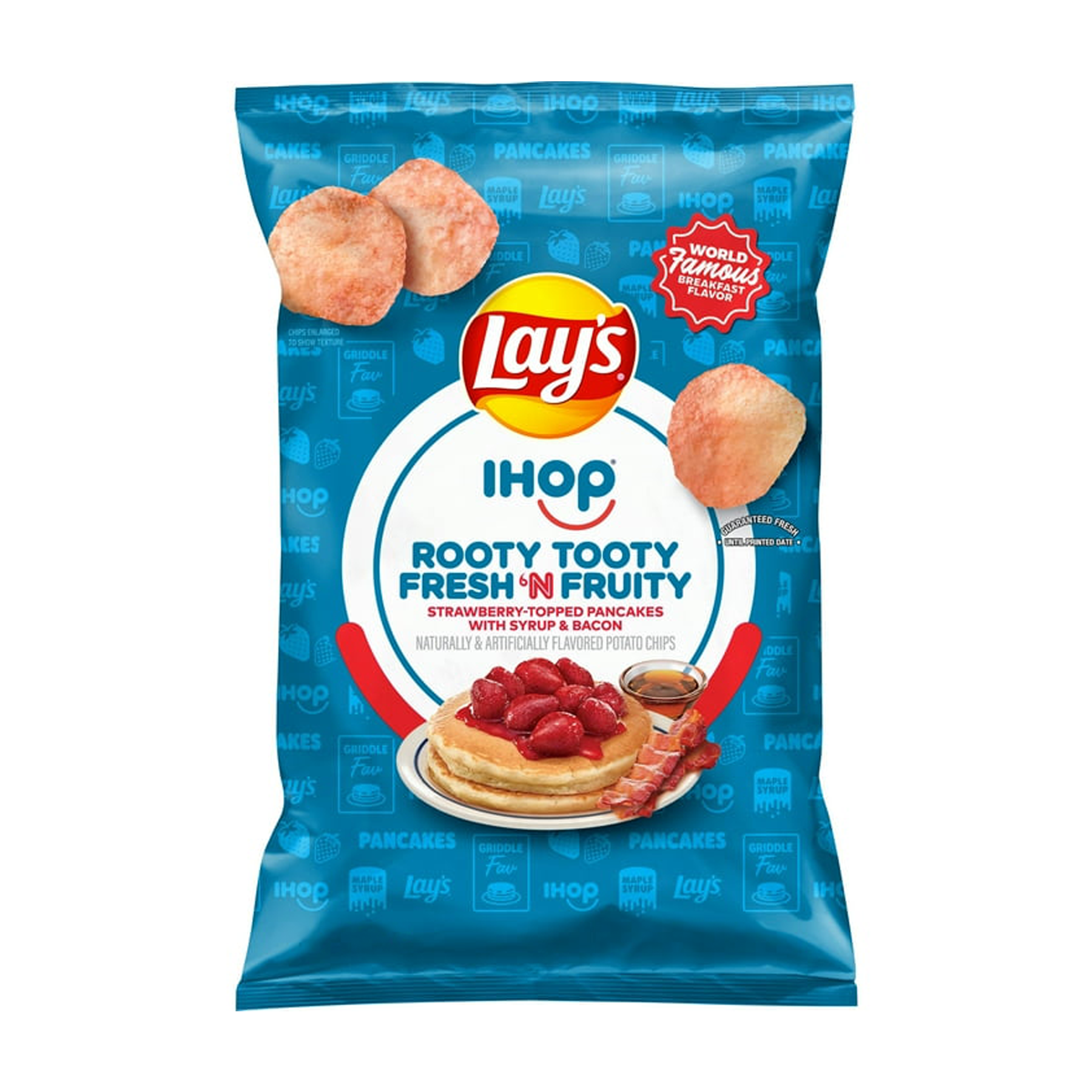 Lay's IHOP Rooty Tooty Fresh 'N Fruity Flavored Chips