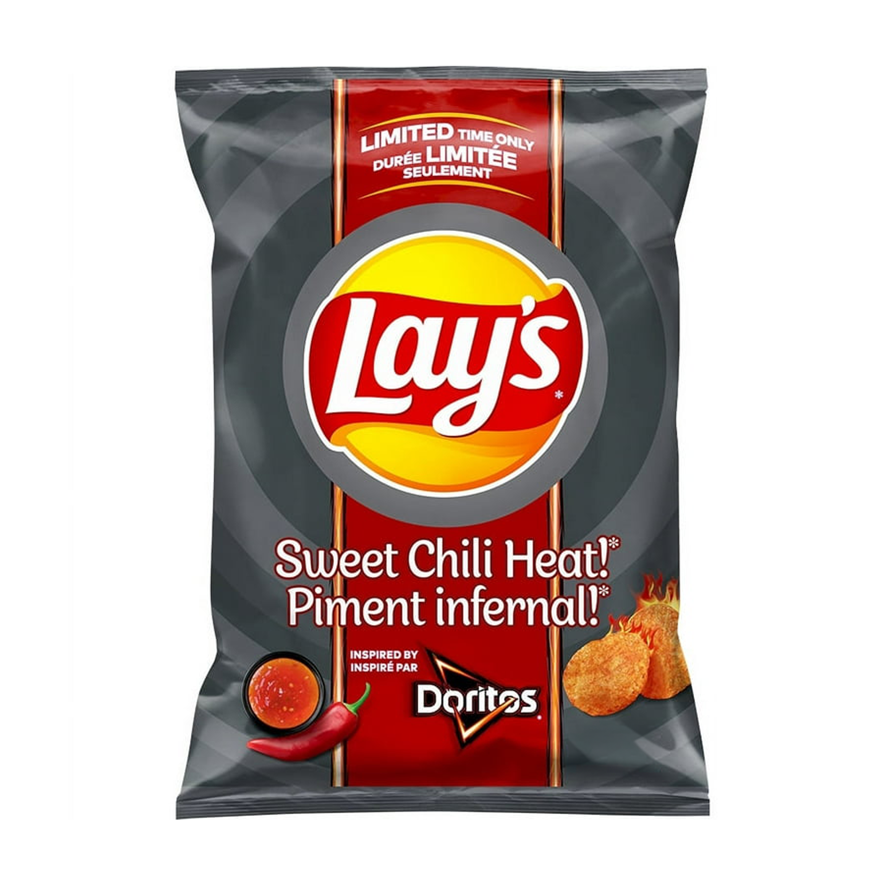 Lay's Sweet Chili Heat Doritos Flavored Chips (66g)