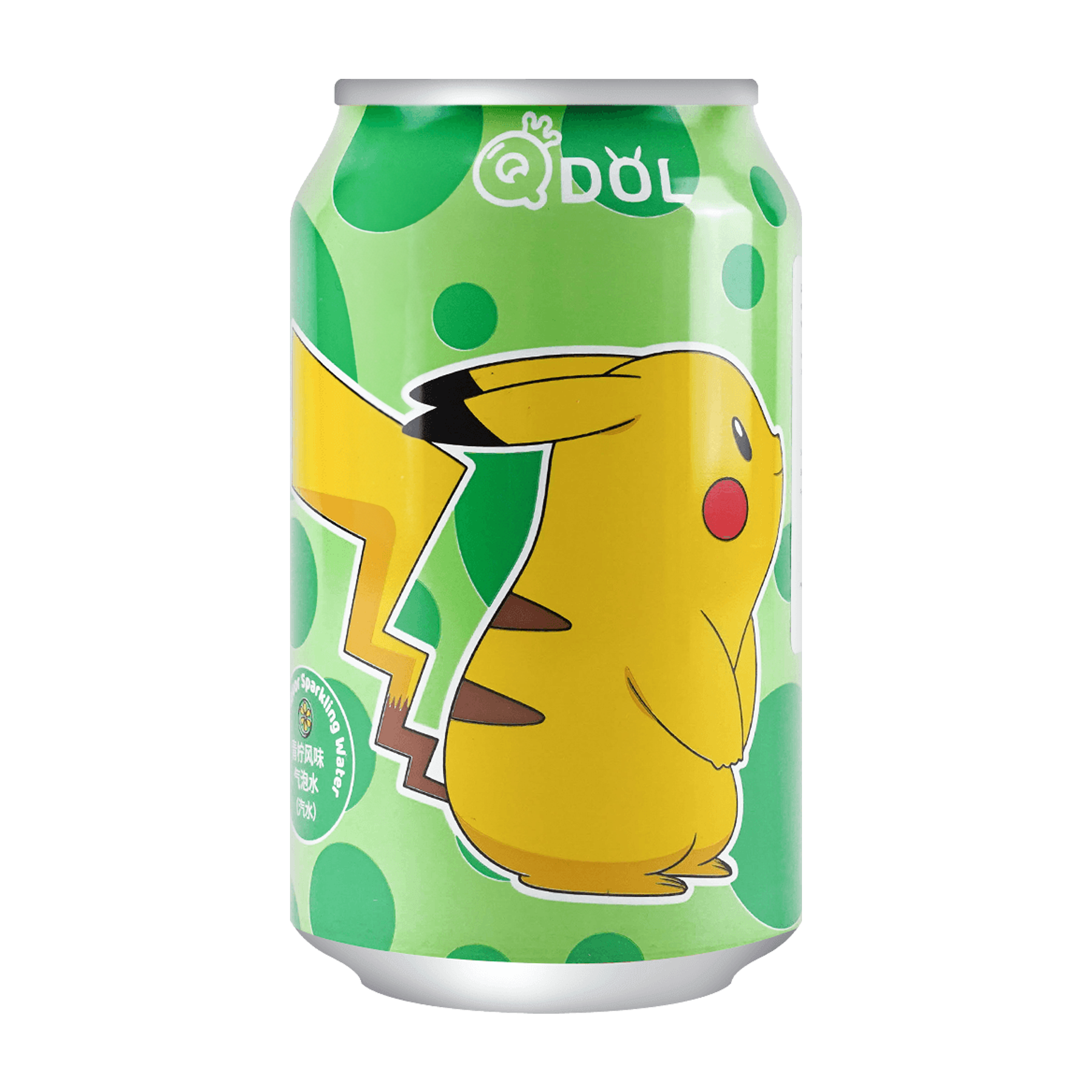 Qdol Pokemon Sparkling Water Pikachu Lime Flavored (11.16 Fl Oz)