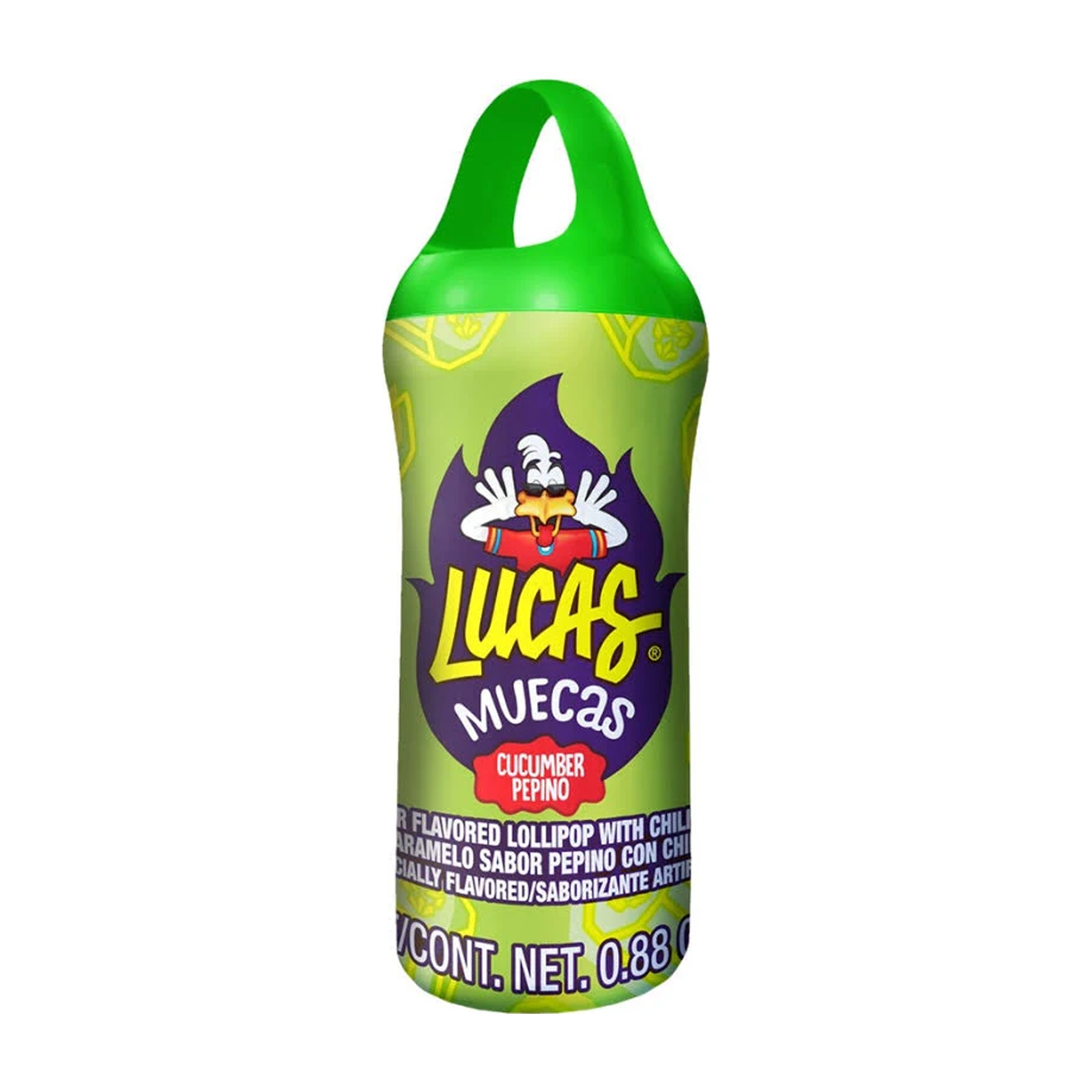 Lucas Muecas Fuego Lollipop Cucumber Pepino (0.88Oz)