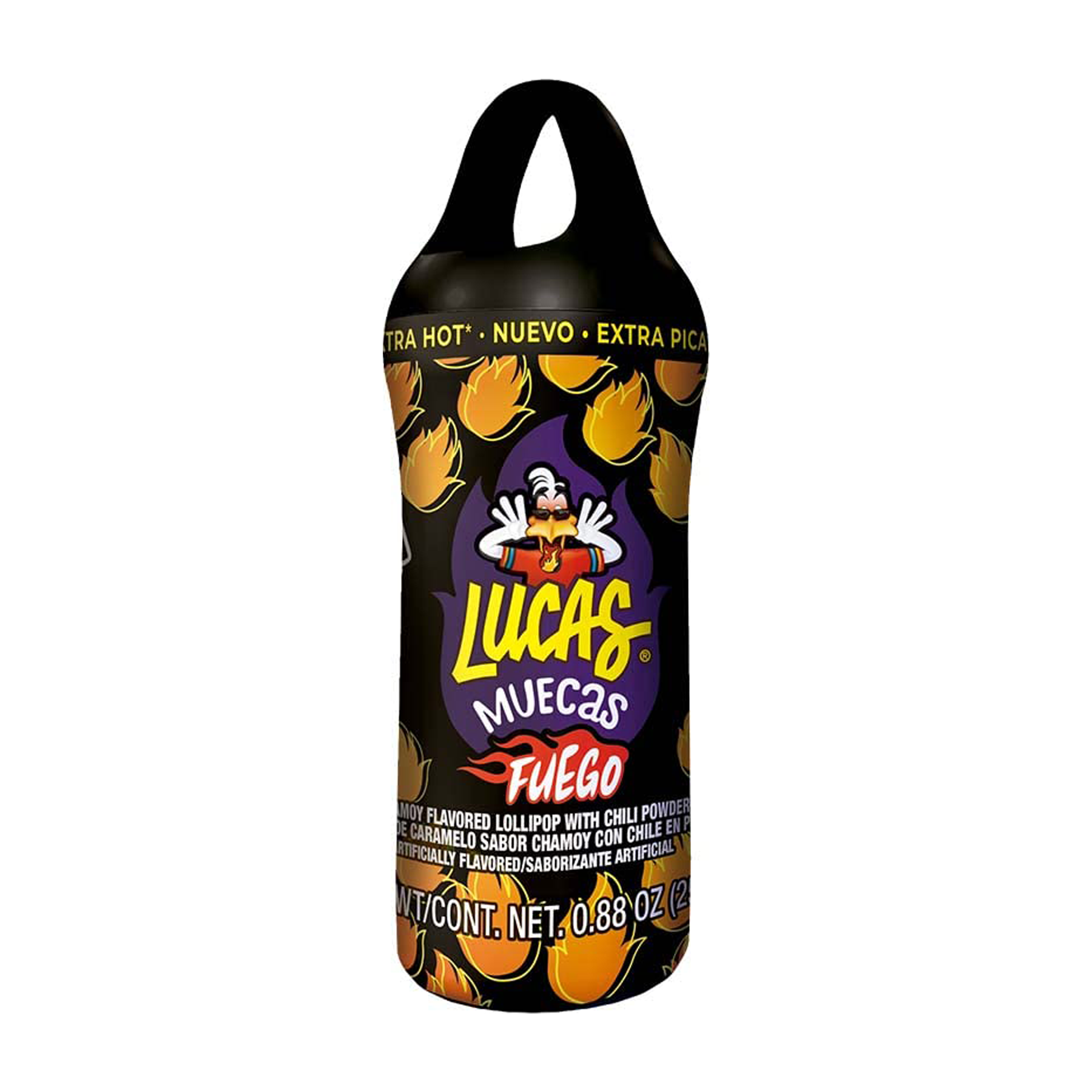 Lucas Muecas Fuego Lollipop Chamoy Extra Hot (0.96Oz)