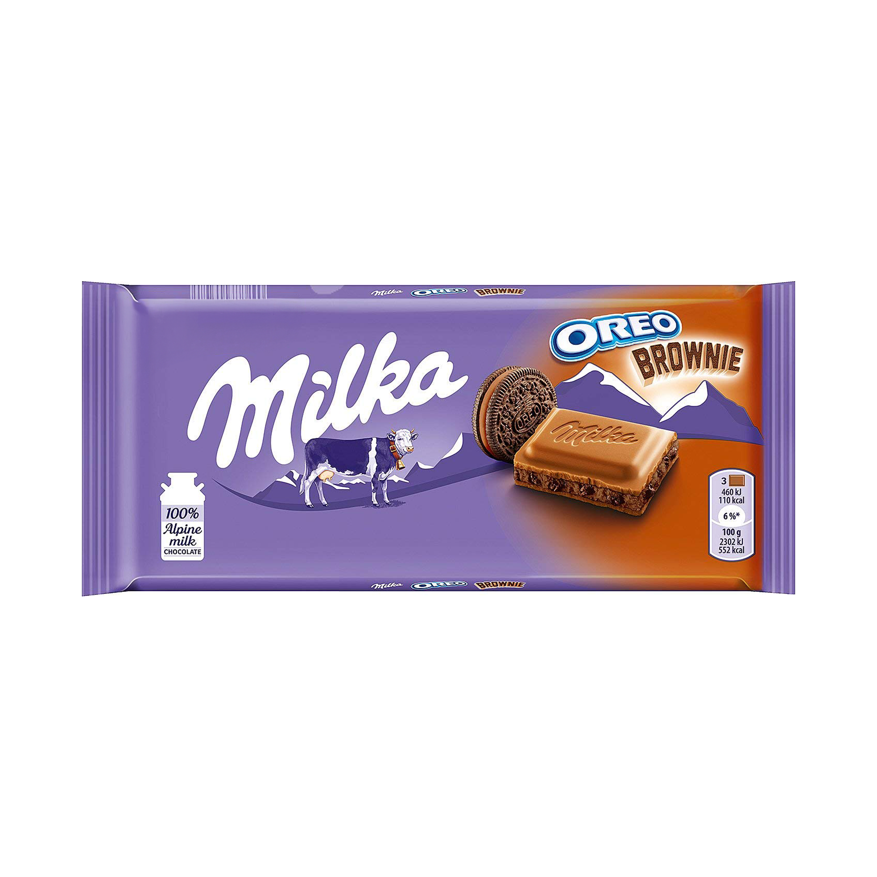 Milka Oreo Brownie Milk Chocolate (100G)