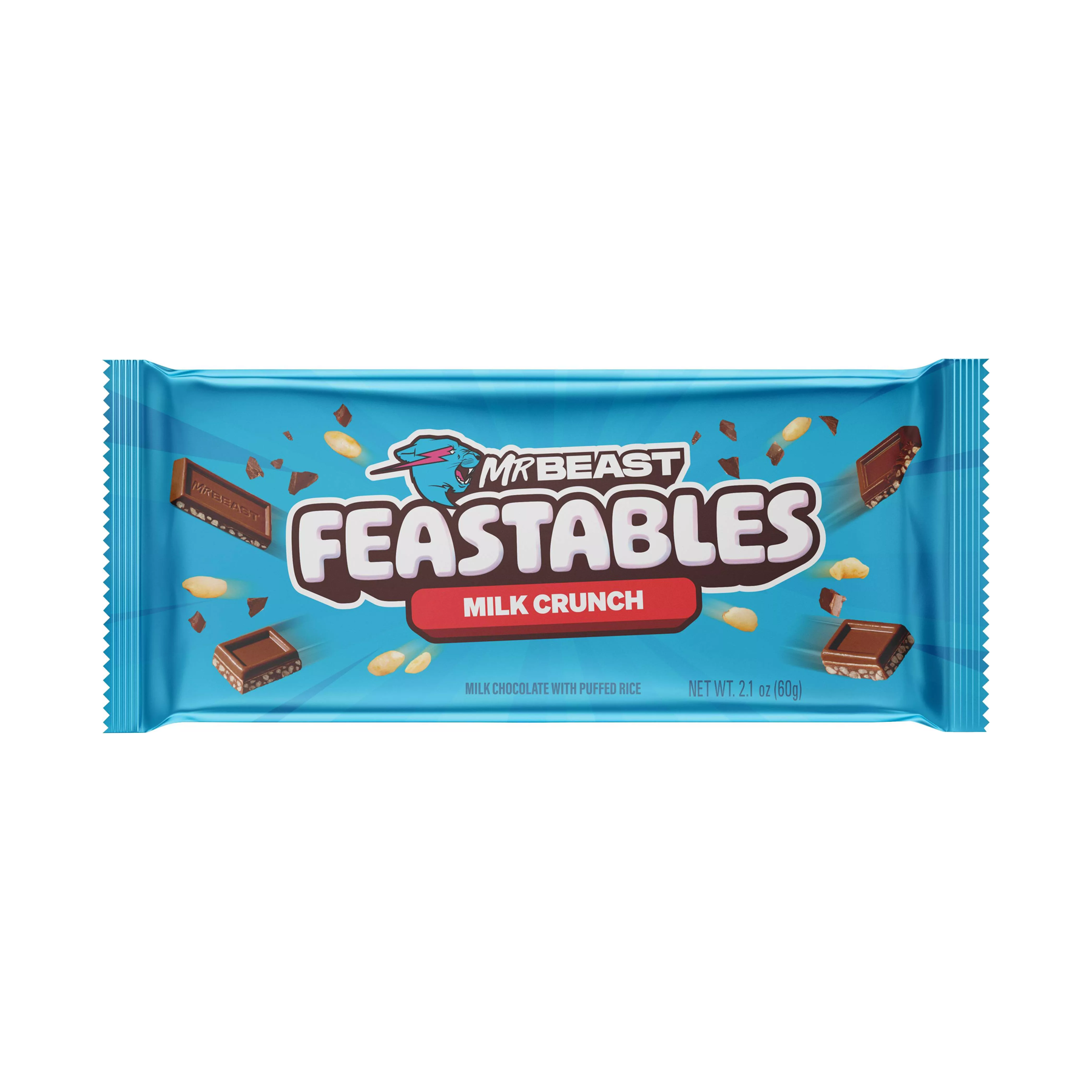 Feastables MrBeast Candy Bar Milk Crunch (60g)