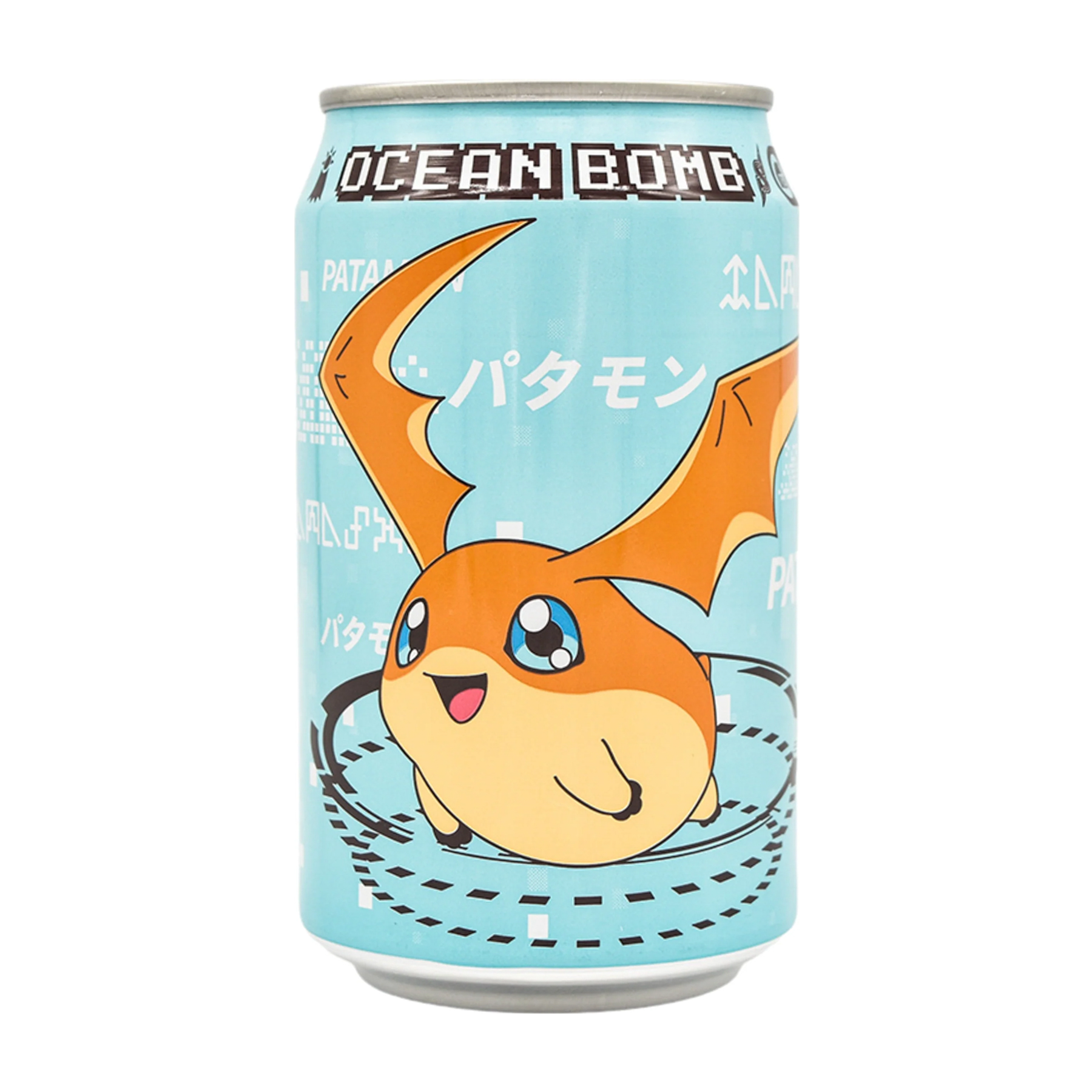 Ocean Bomb Digimon Patamon Lemon Flavored Sparkling Water (330Ml)