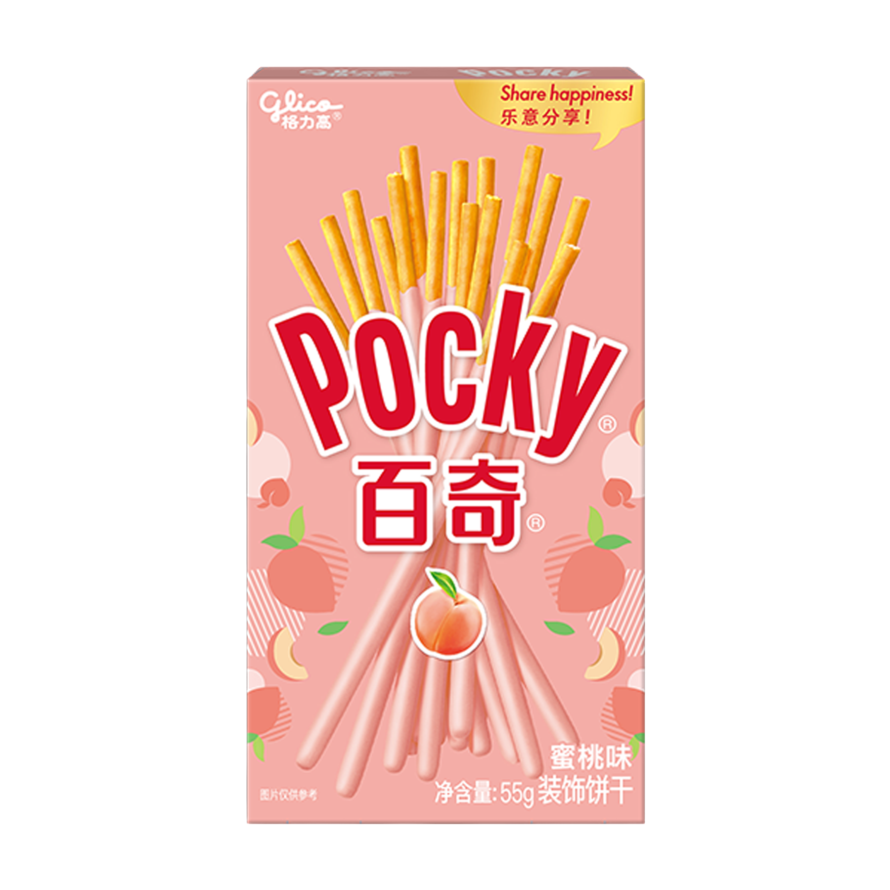 Glico Pocky Peach Cream (55g)