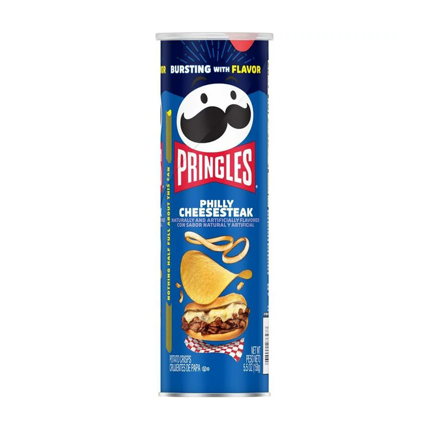 Pringles Philly Cheesesteak Potato Chips (155g)