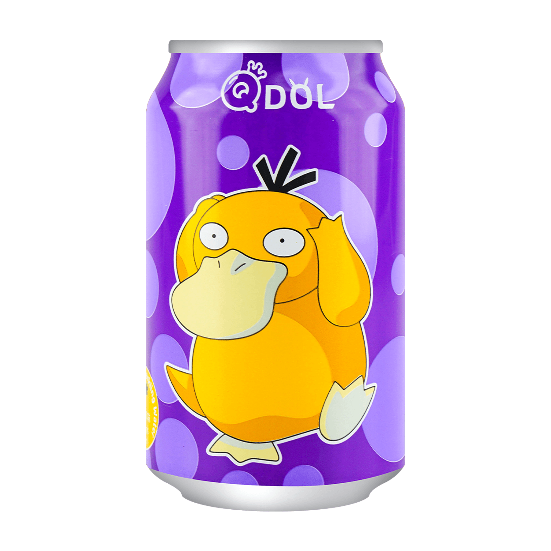 Qdol Pokemon Sparkling Water Psyduck Grape Flavored (11.16 Fl Oz)