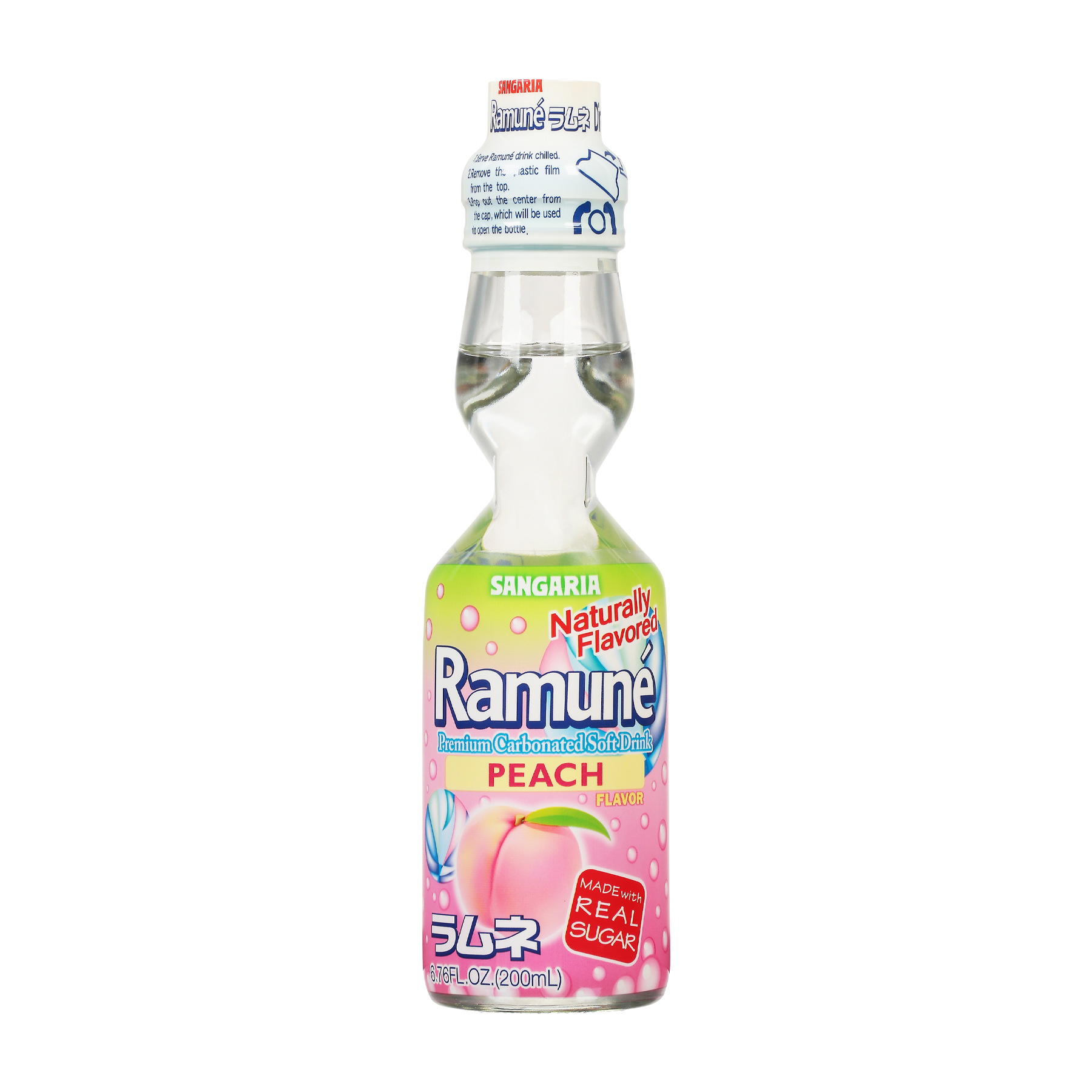 Sangaria Ramuné Peach Juice (200Ml)