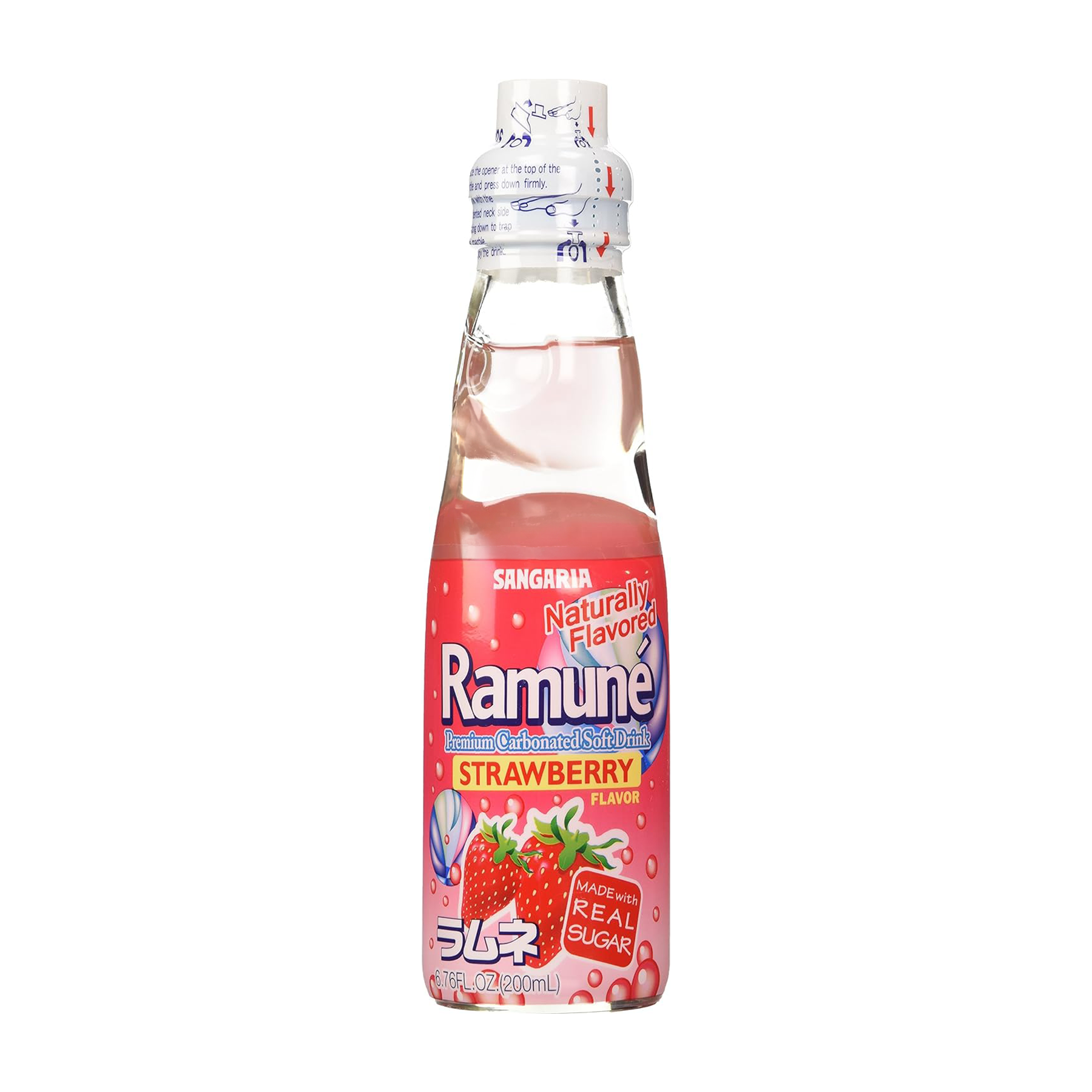 Sangaria Ramuné Strawberry Juice (200Ml)