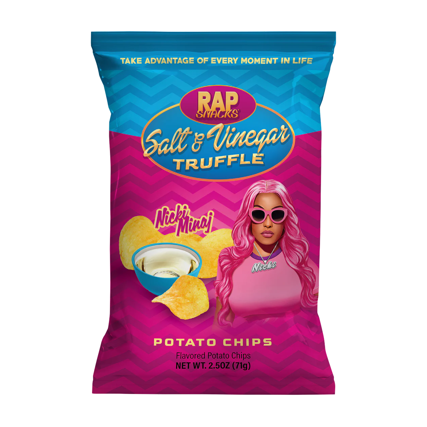 Rap Snacks Nicki Minaj Salt & Vinegar Truffle Flavored Chips