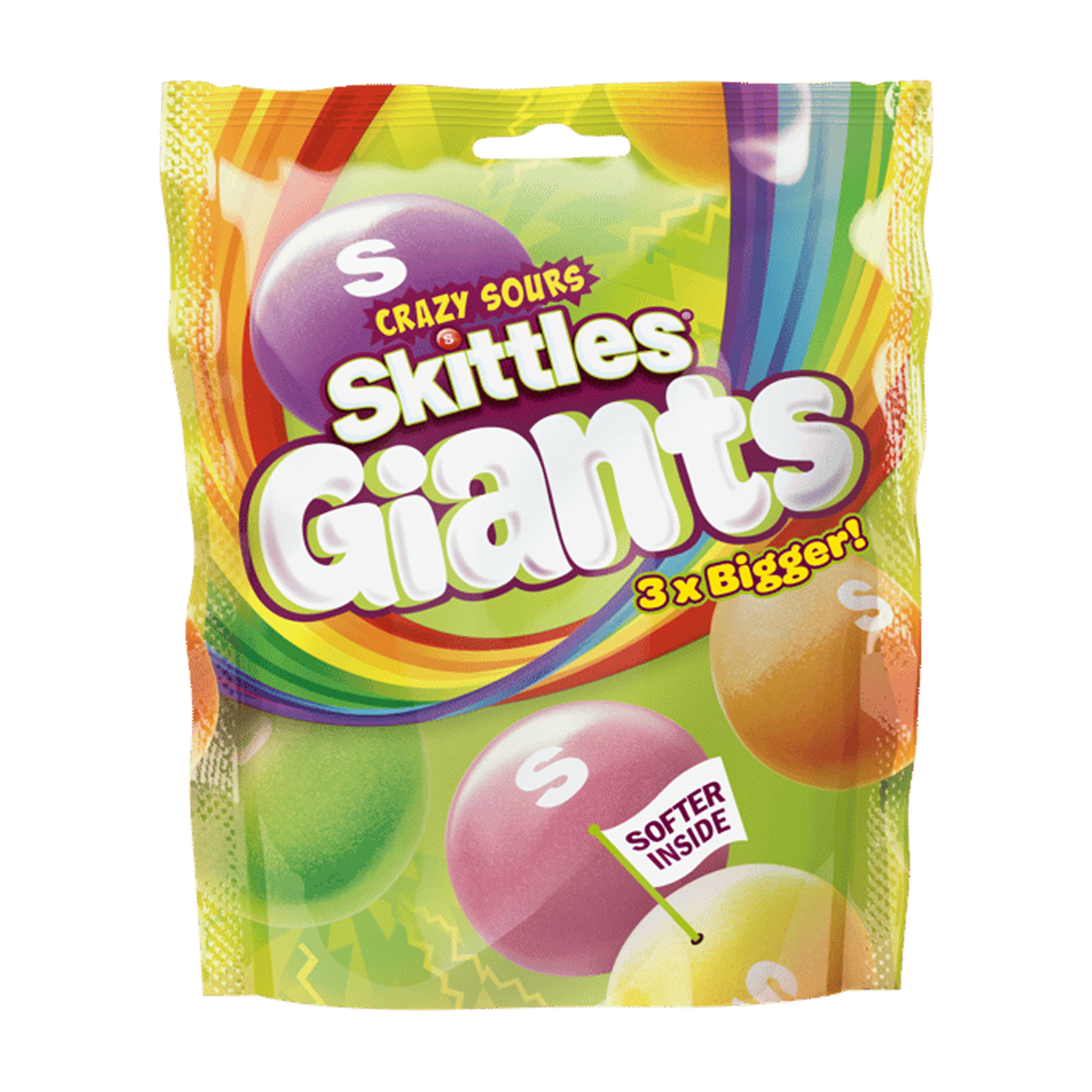 Skittles Giants Crazy Sours Bag