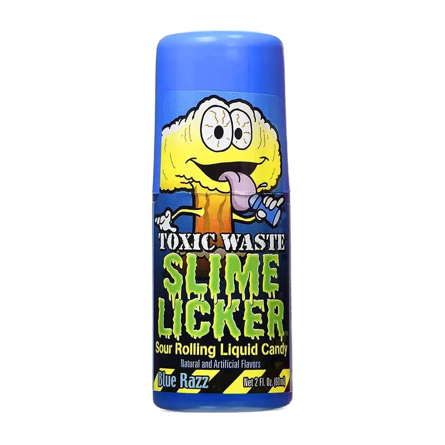 Toxic Waste Slime Licker Blue Razz Sour Rolling Liquid Candy