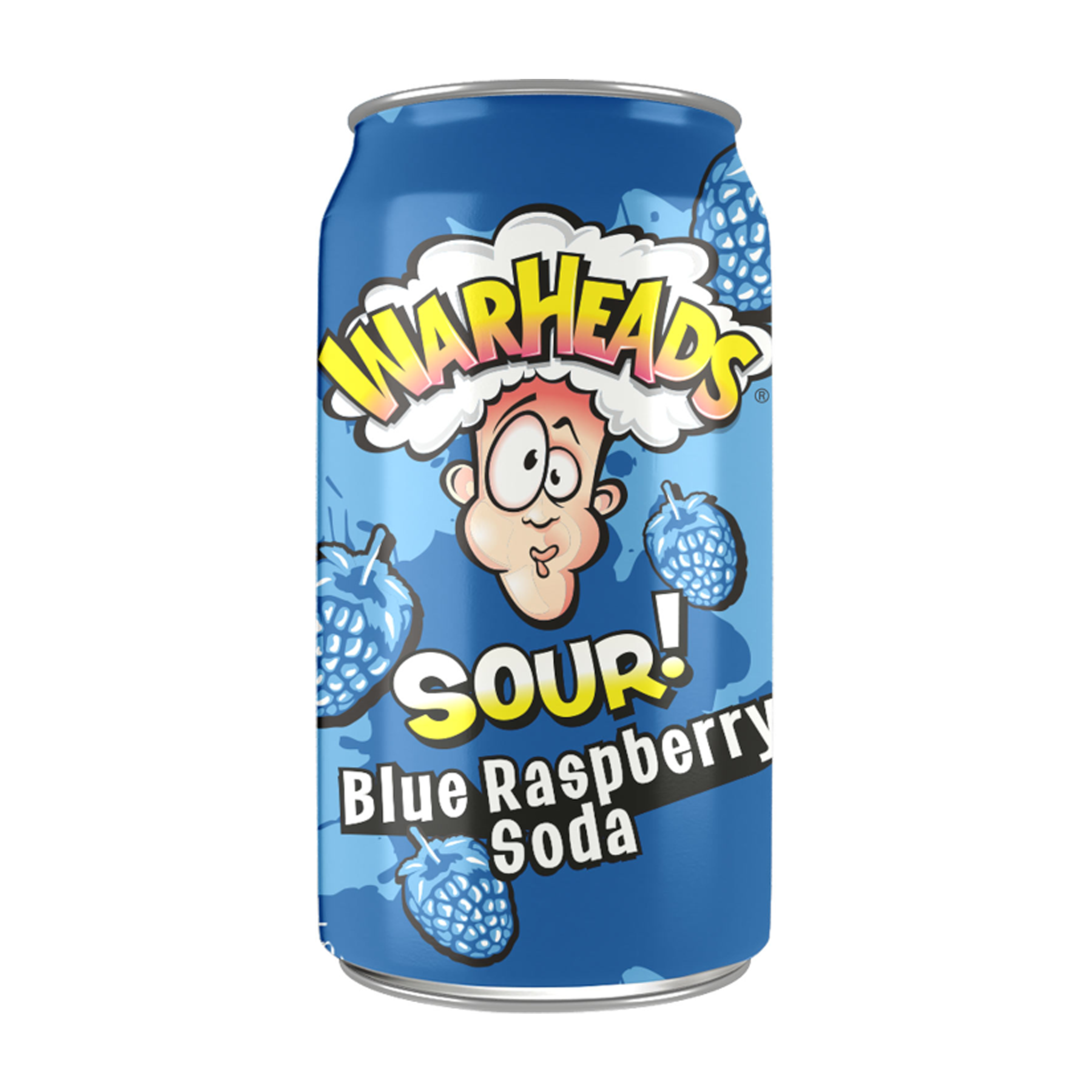 Warheads Soda Sour Blue Raspberry (355Ml)